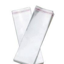 긴비닐봉투 10x35cm 100장 접착식 opp 롱비닐 봉투