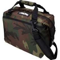 AO Coolers (에오 쿨러) 12 팩 캔버스 소프트 쿨러 우드 랜드 카모 경량 보냉 쿨러 박스 AO12CAMO (일본 정규품) 11 l