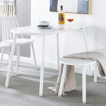 LPM 반원식탁 원룸 반타원형 화이트 테이블 2인/4인, 반원 테이블 1000