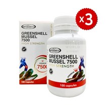 마더네스트 초록홍합 호주 마더네스트 초록홍합 7500mg 100정 X3통(뉴질랜드)