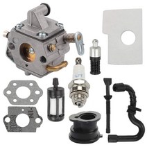 기화기 캬브레타 ms170 는 stihl ms180 017 018 ms170c ms180c 전기톱 1130 120 0603 및 1130 124 0800에 적합합니다., 은