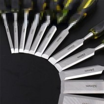 끌 스크래퍼 목공끌 6mm-38mm 끌 높은 크롬 바나듐 강철 나무 조각 목판 작업 대, 평평한 끌, 6mm