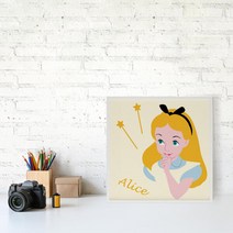 아트박스/아이러브페인팅 디즈니 DIY 앨리스 그리기(25x25) 아이러브페인팅, 01.일러스트_앨리스 페인팅