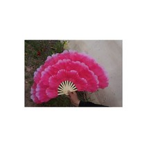 너슬 부채 모란꽃 댄스 팬 스퀘어 공연 소품 이브테일 a 메인 Abanico Para Boda De Mano, For left hand, U 30x76cm 3 layer