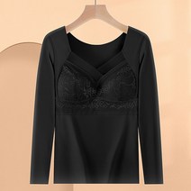 1+1 빅사이즈 파진옷 레이스 발열 캡내장 히트텍 이너 노라인 XL