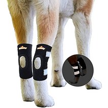 관절영양제 NeoAlly Dog Hock Braces 강아지뒷다리 보호대 안전 반사 스트랩 포함 뒷다리 부상 치유 및 염증 재활로 인한 염증좌 숏쌍, [05] 초대형(1쌍), [01] 으.