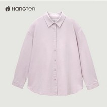 [행텐] 여성 오버핏 베이직 셔츠_라벤더 10410-120-201-69