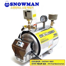 [오늘배송] 올스텐 스노우 스팀 해빙기 SS-6000 한국산업기술 시험원 인증 탱크용량 10L, 1개