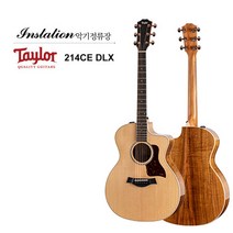 테일러 TAYLOR 214CE DLX 어쿠스틱 통기타 GA바디 베네티안 컷어웨이 픽업