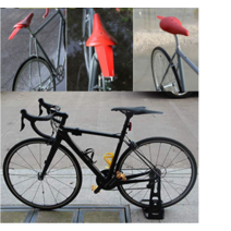 러브유어패밀리 MTB 자전거 흙받이 산악자전거 머드가드 자전거 악세사리, 그린