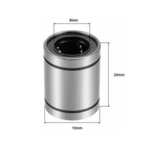 전동커튼레일 자동커튼 LM8UU 선형 부싱 8mm CNC 베어링 로드 라이너 레일 샤프트 부품