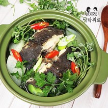 [식탁위로] 통영 도다리쑥국 2-3인분 봄 제철 도다리 밀키트, 도다리쑥국 670g, 1개