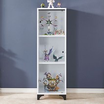 로티 강화유리 장식장 피규어장 진열장 유리장 3종, 로티 400 소형 유리 장식장_화이트