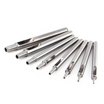 정품 타공펀치 벨트구멍뚫기 타공 가죽 가방끈 구멍 펀치 펀칭 0.8mm-6mm 시계줄 구멍 뚫기, 1.5mm (스탠다드 사이즈/추천)