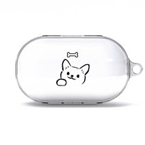 퍼플오션 강아지 케이스, 갤럭시버즈(플러스호환), 미니댕