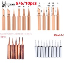 510Pcs IBK2.4D3C Soldering Iron Pure Copper 900M Soldering Iron Head Set Inside Hot Bare Copper Elec, [09] 10pcs