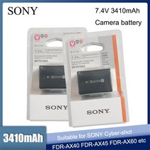 카메라 배터리 충전기 np fv100a 소니 pxw x70 pxw z90 hxr nx80 nx70 fdr ax700 ax60 ax100e axp55 캠코더 호환 배터리, 1pcs np-fv100a