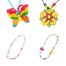 목걸이 만들기패키지 모음전2번, 18 자외선비즈하트목걸이만들기