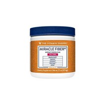 체중조절 The Vitamin Shoppe Miracle Fiber Powder - Digestive Health & Glucose Support Fruit Punch (7.7 o