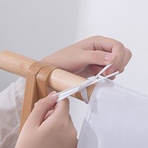 호쿠호니 행거가리개 덮개 가림막 드레스룸먼지 옷걸이커버 오염방지, 90X110