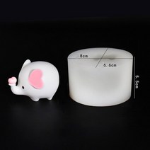크리 에이 티브 만화 아기 3d 코끼리 향초 석고 장식품 수제 diy 비누 베이킹 초콜릿 캔디 젤리 푸딩 무스, 잠수함 금형