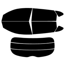 현대 투싼 측후면 썬팅필름, RTF-4S 05 (진함), 투싼TL (15-20)