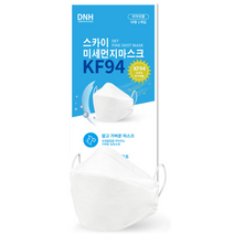 스카이 미세먼지 마스크 KF94 대형 개별포장 50매 1박스
