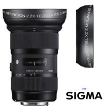 ULTMX FOR Sigma 18-35mm f/1.8 DC HSM Art 렌즈 for Canon EF 캐논 EF용 시그마 아트 렌즈용 2.2X HD 16K 망원 133601