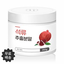 식물성 에스트로겐이 다량 함유된 순수 100% 석류 추출분말 250g 무료스푼제공