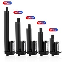 전문모터 저속 저소음 저진동 고속 소 중 대형 AC DC 선형 전기 액추에이터 50mm, 초당 230n 25mm, 250mm 스트로크