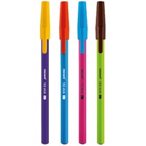 모나미 153 스틱 비비드 볼펜 낱개 / 0.7mm / 육각형 디자인 / 캡타입, CORAL (코랄)