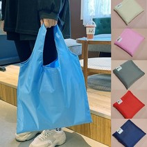 장바구니/에코백 시장바구니 시장가방 에코가방 가방 판촉물 사은품 비비드무지 폴딩백 시리즈(여우창고), 5 네이비