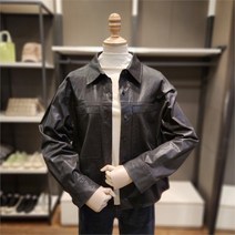보니스팍스 NC02 코팅 포켓 셔츠형 숏재킷 C11JK010