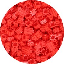 디폼블럭8mm 1kg 5600개 도안증정, G09_8mm디폼블럭_밝은빨강색(1kg)