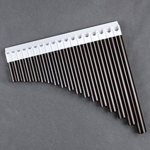 팬플룻 파이프 인디언 악기 18 파이프 C 키 팬 플루트 고품질 목관 악기 중국 전통 대나무, 01 white and brown