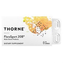 쏜리서치 플로라스포트 20B 프로바이오틱 유산균 200억 30캡슐/Thorne Research FloraSport Probiotic