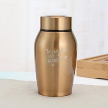 반려견화장 멀티 컬러 스테인레스 스틸 항아리, 05+8.5x18