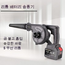 제설작업 눈치우는기계 충전식 브로아 청소기 에어, 5-cell Battery X1