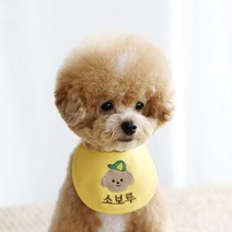 [카민프로젝트] 반려동물 베베 스카프 YELLOW(주문제작), YELLOW, 1개