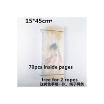 슬로건 바인더 핸드 배너 수납 책 45x15cm 투명 방수 케이팝 응원 앨범, Vertical70pcspages