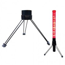 차량 2차사고예방용 거치용 신호봉 경광봉 안전삼각대, 1개