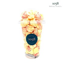 1058베이킹스튜디오 수제 망고 머랭쿠키/답례품/선물/어린이, 망고 머랭쿠키, 1개