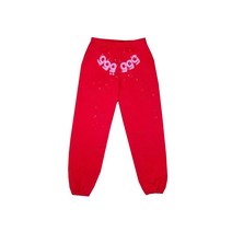 Sp5der Worldwide Red Angel Number 555 Sweatpants Red102129