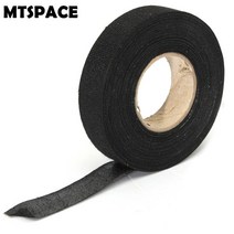 접착Mtspace 뜨거운 접착 헝겊 패브릭 테이프 케이블 루프 배선 하네스 19mm x 15 m 자동차 강한 높은 품질, 한개옵션0