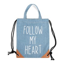 가벼운 청 학생 여자토트 에코백 여친룩 대학생백