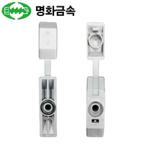 명화금속 지붕캡 판넬캡 지붕판넬캡, 명화금속 일자형 지붕캡(은회색) 100개