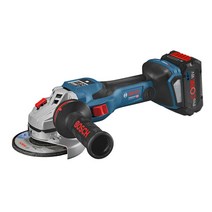 보쉬 무선 충전 그라인더 GWS18V-15SC (배터리2개) 18V/8.0Ah 4인치, 1개
