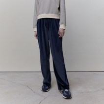 38컴온커먼 Velvet Stripe Banding Pants (Navy)
