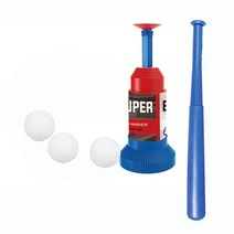 공케이스 배팅장갑 그립 아이를 위한 게임 자동 야구 방망이 발사기 장난감 세트야구 훈련 장난감/용 Tball 세트용 선물, 01 Hand Press Style