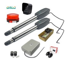자동대문모터 전원주택대문 전기스윙게이트오프너 400KG 자동 듀얼암 도어 자동공장창고 문, 키트-E